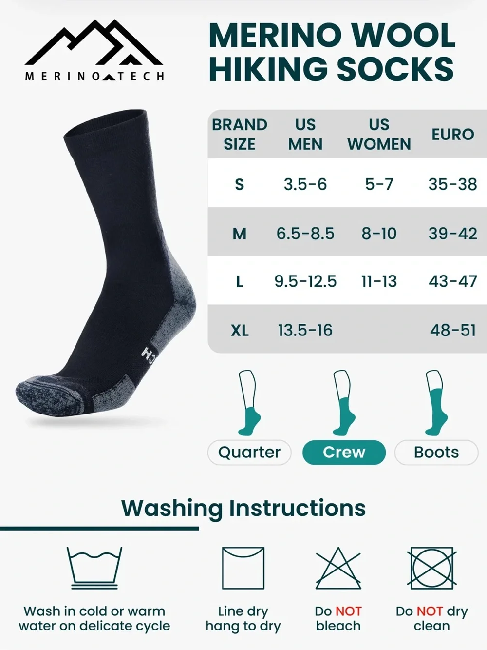 Merino Tech durable army